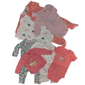 Baby Girl Bundle - NB to 3 months. 8 pieces